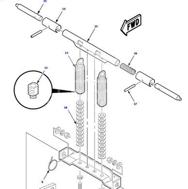 Комплект механизма сжатия (пружинный) (6000588)
